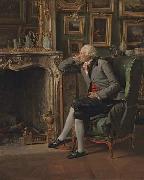 Henri Pierre Danloux The Baron de Besenval in his Study oil painting